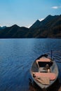 Small Boat on the lake Royalty Free Stock Photo
