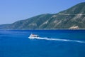 Small boat in Mediteraneean sea