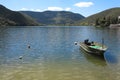 Small boat on the Piediluco Lake 2