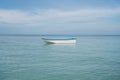 Small boat on the sea Royalty Free Stock Photo