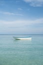 Small boat on the sea Royalty Free Stock Photo
