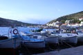 Small boats in the bay