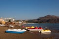 Small boats on the beach of Georgioupolis