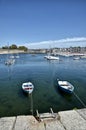Small boats at Concarneau in France