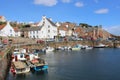 Small boats Crail Harbour, Crail, Fife, Scotland Royalty Free Stock Photo