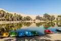 Desert oasis Huacachina Royalty Free Stock Photo