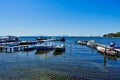 Small Boats Docked at Tourlida Island, Messolonghi, Greece