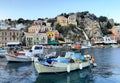 Small Boats In The Harbor Of Symi Island In Greece 06 Royalty Free Stock Photo