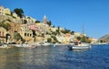 Small Boats In The Harbor Of Symi Island In Greece 15 Royalty Free Stock Photo