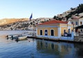 Small Boats In The Harbor Of Symi Island In Greece 12 Royalty Free Stock Photo