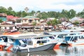 Small boats port in Manado