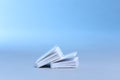 Small books, white background Royalty Free Stock Photo