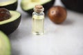 Bottle of Avocado Oil Royalty Free Stock Photo