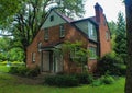 Small Brick House in the Park Royalty Free Stock Photo