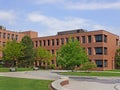 Small brick office building Royalty Free Stock Photo