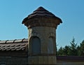 Small bricks tower on Kac Monastery fence Royalty Free Stock Photo
