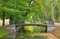 Small bridge canal Royalty Free Stock Photo