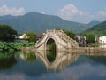 The small bridge of Hongcun in China