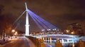 Small bridge in Kharkiv in January 2017 - Ukraine