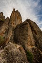 Small Bridge Leads to the Tunnel In Pinnacles Royalty Free Stock Photo