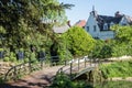 Small bridge in the old town of Maastricht Royalty Free Stock Photo