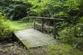 Small bridge over a creek in Pennsylvania Royalty Free Stock Photo