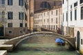 Small bridge in Sestiere Castello Royalty Free Stock Photo