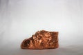 Bronze baby shoe for baby shower