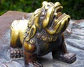 Small bronze lion