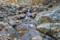 A Small Brook Coming From the Melting Glacier