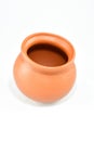 Small brown clay pot for sauces, soups, kitchen item