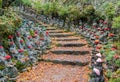 Small buddha statues at Daisho-in Temple, Japan Royalty Free Stock Photo