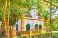 The small building in Maria Luisa park in Seville, Spain Royalty Free Stock Photo