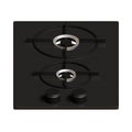 Small Built In Gas Hob Front View Royalty Free Stock Photo