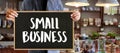 small business concept People Working Startup Business Cafe Owner