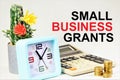 Small business grants. The inscription of the motivation concept