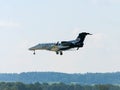 Business plane landing at ZÃÂ¼rich Airport Switzerland