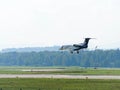 Business plane landing at ZÃÂ¼rich Airport Switzerland