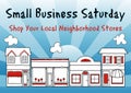 Small Business Saturday Royalty Free Stock Photo