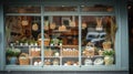 Charming Shopfront Displaying Easter Basket Variety