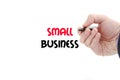 Small business text concept