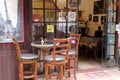 Small cafe in cat street Royalty Free Stock Photo