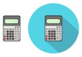 Small calculator ,illustration, vector