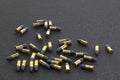 Small caliber cartridges Royalty Free Stock Photo