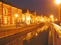 Small canals on the city