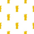 Small candle pattern seamless Royalty Free Stock Photo