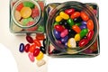 Small candy jar Royalty Free Stock Photo