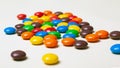Small candy multicolored sweets close up Royalty Free Stock Photo