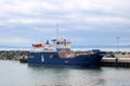 Small car ferry on Northern Ireland island