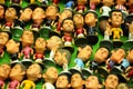 Small caricature action figure of famous footballers face